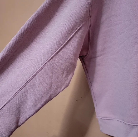 Topshop Pink Oversized Sweatshirt Size Medium EUC - Picture 3 of 5
